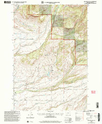 Ibex Mountain 2000 topographic map thumbnail