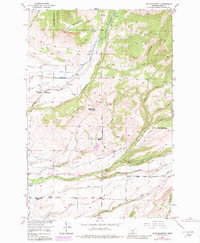 Ibex Mountain 1951 topographic map thumbnail