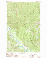 Idaho Gulch 1985 topographic map preview