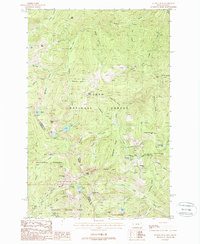 Illinois Peak 1988 topographic map thumbnail