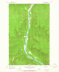 Inch Mountain 1963 topographic map thumbnail