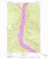 Inch Mountain 1963 topographic map thumbnail