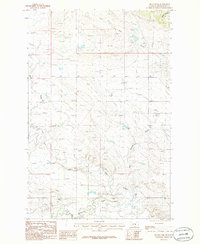Ingals Dam 1986 topographic map thumbnail