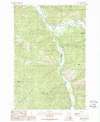 Iris Point 1989 topographic map thumbnail