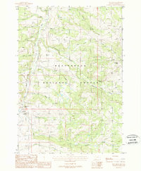 Iron Creek 1988 topographic map thumbnail