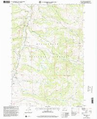 Iron Creek 1997 topographic map thumbnail
