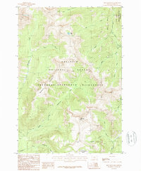 Iron Mountain 1987 topographic map thumbnail