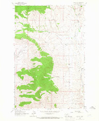 Irvine Hill 1965 topographic map thumbnail