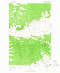 Irvine Lookout Tower 1964 topographic map thumbnail