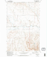 Jakes Coulee 1973 topographic map thumbnail