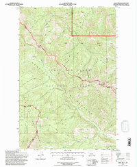 Jakie Creek 1995 topographic map thumbnail