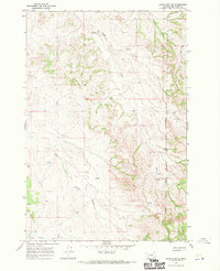 Jeans Fork NE 1967 topographic map thumbnail