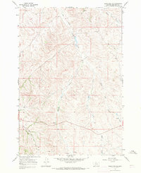 Jeans Fork SW 1967 topographic map thumbnail