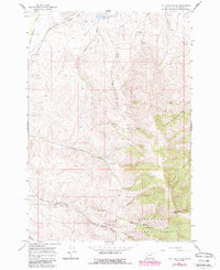 Jeff Davis Peak 1965 topographic map thumbnail