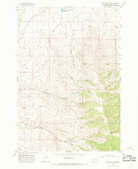 Jeff Davis Peak 1965 topographic map thumbnail