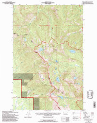 Jewel Basin 1994 topographic map thumbnail