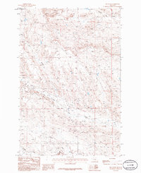 Jim Coulee 1986 topographic map thumbnail