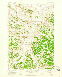 Jimtown 1958 topographic map thumbnail