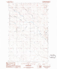 Johannson Coulee 1986 topographic map thumbnail