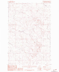 Johnson Coulee East 1983 topographic map thumbnail