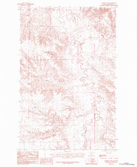 Johnson Dam 1984 topographic map thumbnail