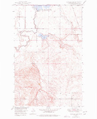 Johnson Lake 1949 topographic map thumbnail