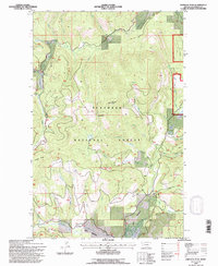 Johnson Peak 1994 topographic map thumbnail
