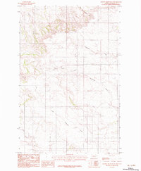 Johnson Reservoir NE 1983 topographic map thumbnail