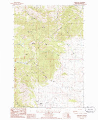 Judith Peak 1985 topographic map thumbnail