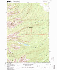 Jumbo Mountain 1966 topographic map thumbnail