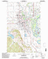 Kalispell 1994 topographic map thumbnail