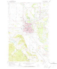 Kalispell 1962 topographic map thumbnail