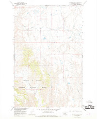 Karsten Coulee 1965 topographic map thumbnail