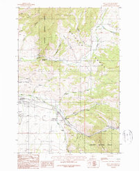 Kelly Creek 1987 topographic map thumbnail