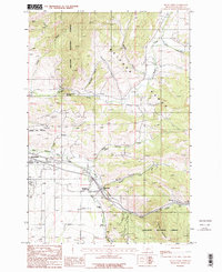 Kelly Creek 1987 topographic map thumbnail
