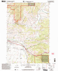 Kelly Creek 2000 topographic map thumbnail