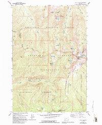 Kelly Lake 1977 topographic map thumbnail