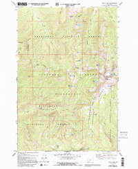 Kelly Lake 1977 topographic map thumbnail