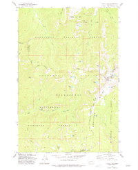 Kelly Lake 1977 topographic map thumbnail