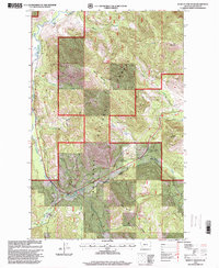 Kenelty Mountain 1997 topographic map thumbnail