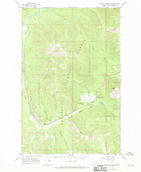 Kenelty Mountain 1966 topographic map thumbnail