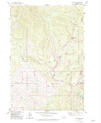Kent Peak 1974 topographic map thumbnail