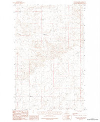 Kerr Cow Camp 1984 topographic map thumbnail