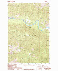 Keystone Peak 1985 topographic map thumbnail