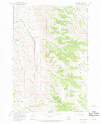 Kid Creek 1967 topographic map thumbnail