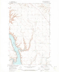 Kiehns Coulee 1970 topographic map thumbnail