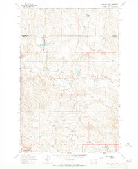 Kincheloe Ranch 1962 topographic map thumbnail
