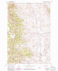 King Mountain 1966 topographic map thumbnail