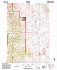 King Mountain 1995 topographic map thumbnail