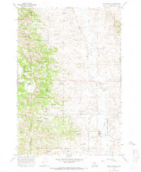 King Mountain 1966 topographic map thumbnail